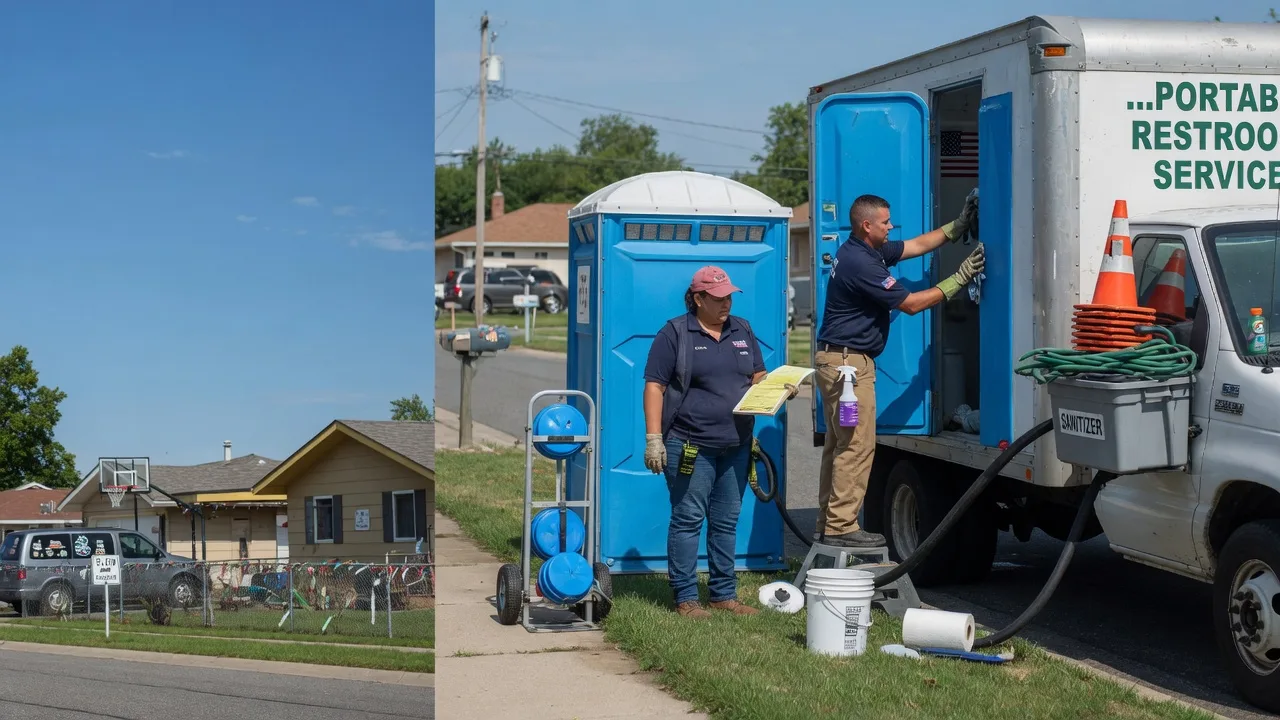 Porta Potty Rental in Farmersville, IL near me
